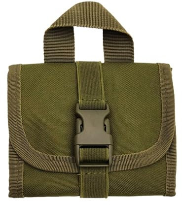 MiOYOOW EDC Patronenträger Tasche, Gewehrmunitions Tasche, 14 Gewehrpatronen, Molle Munitionstasche, Bullet Carrier Gürteltasche für Die Jagd, Wandern, Schießen