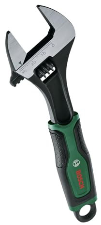 Bosch Rollgabelschlüssel 200mm (hochwertig und robust; langlebig; Softgrip; geschmeidiges Öffnen bis zu 32mm)