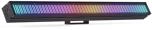 200W Barra Luminosa Wallwasher Iluminación de Escenario, Luz Discoteca 768 LED RGB DMX512 Control de Voz Estroboscopio para DJ Fiestas Escenarios Bodas al aire libre