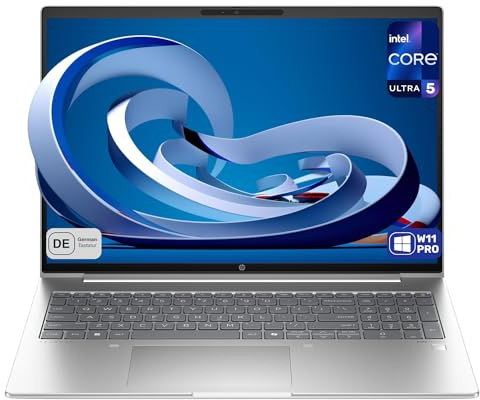 HP ProBook 460 G11 Business Laptop, Intel Core Ultra 5 125U, 16 WUXGA Display, Intel Grafik, 16 GB DDR5 RAM, 1 TB SSD, Deutsches Tastatur-Layout, Wi-Fi 6E, Windows 11 Pro, Silber