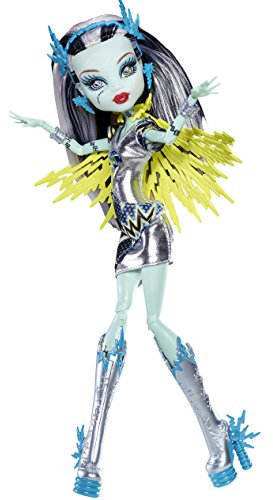 Mattel Y7298/BBR88-11A - Neue Monster High Exclusive Superhero Frankie Stein - Voltageous