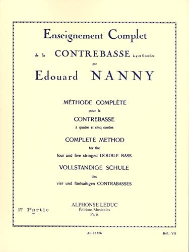 METHODE CONTREBASSE VOLUME 1