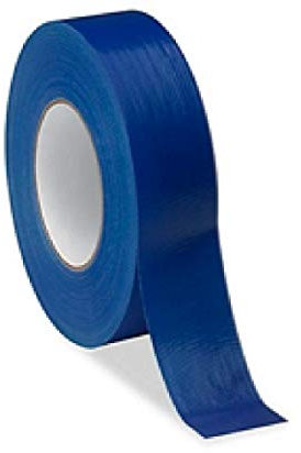 StickersLab - NASTRO AMERICANO TELATO PLASTIFICATO PER RIPARAZIONI 38MM X 25 MT (38mm x 25 Metri, Blu)