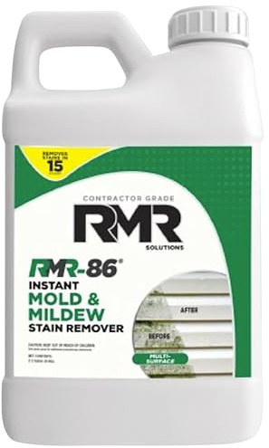 RMR-86 Instant Mold Stain and Mildew Stain Remover Spray - Scrub Free Formula, 2.5 Gallon (320 Fl Oz)