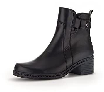 Gabor Donna Stivaletti, Signora Stivali da Biker,Soletta Removibile,Stivaletto Invernale,Boots,Stivaletto,Stivale Biker,Nero (Schwarz) / 27,37.5 EU / 4.5 UK