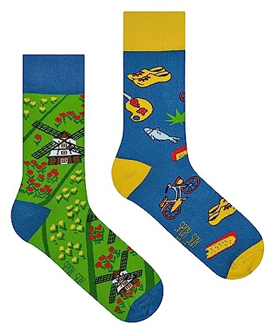 Spox Sox - calcetines coloridos, divertidos y extravagantes - un regalo divertido, 40-43, Holanda