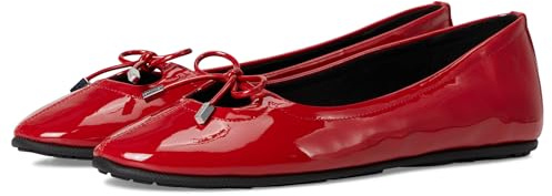 Aerosoles Femme Perle Ballerines, Cuir synthétique laqué Rouge Racing, 40 EU