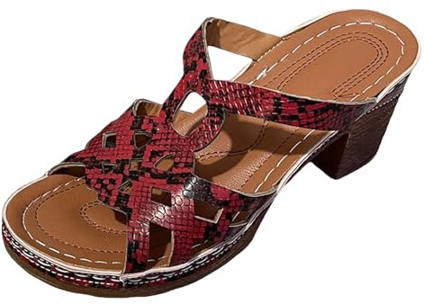 Generisch Mules Cuir Femme Sandales De Trekking Pieds Nus Avec Sangle Réglable Sandales Sport Femme Sandale De Randonnée D'été Marche Légères À Bout Ouvert Chaussures Trekking En Plein Taille