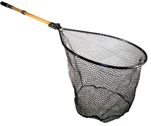 Frabill Knotless Conservation Net | Premium Landing Net for Freshwater & Saltwater Fishing | Available in Multiple Hoop Sizes and Handle Lengths