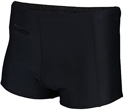 Aquarti Maillot de Bain pour Homme Boxer de Piscine avec Poche Zippe Grande Taille