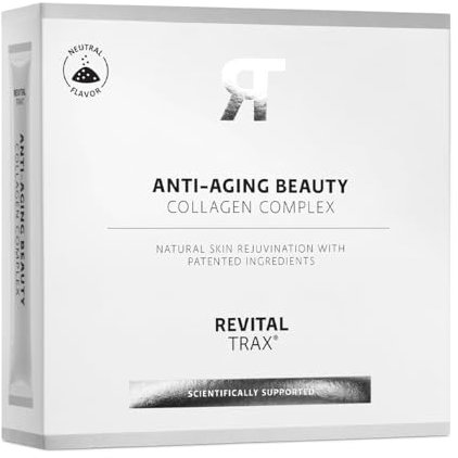 RevitalTrax Anti-Aging Schönheits Kollagen Komplex – 5.000mg Verisol® Kollagen, Kollagenpulver, Nahrungsergänzungsmittel für Haut, Haare und Nägel, 30 Beutel