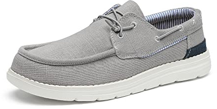 Bruno Marc Men's Slip-on Loafers Shoes,Size 10,Grey,SBLS223M