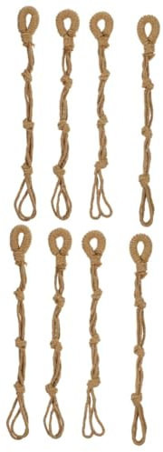 HIAKDOFT 8pièces Support De Plante Suspendu Rallonge Macramé pour Pots à Fleurs Décoration Murale Intérieure Et Extérieure pour Économiser De Espace Et Sublimer Votre Habitat