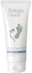 Bottega Verde - Crema Talco Piedi, 100 ml, con Olio Essenziale di Menta, Trattamento Rinfrescante ed Emolliente Contro Sudorazione e Cattivi Odori