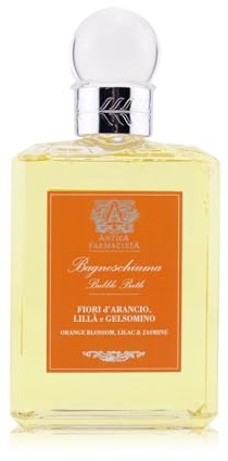 Antica Farmacista Bubble Bath - Relaxing Foam Bath with Honey, Jojoba Oil & Aloe Vera - Luxury Gift for Any Occasion - Orange Blossom, Lilac & Jasmine, 16 fl oz