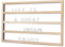 Balvi Tablero Letras Nature Color Madera con 79 Letras, números y símbolos Madera 60x40cm