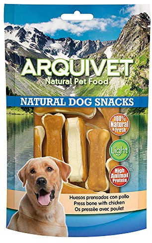 Arquivet Huesos prensados con Pollo, 100 g (Paquete de 1)