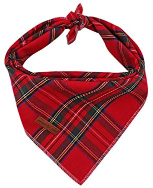 Unique Style Paws Bandana Lavable en Coton pour Chien, Foulard Triangulaire en Coton pour Chiens et Chats de Petite, Moyenne et Grande Taille