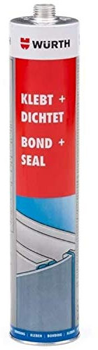 WÜRTH Konstruktionsklebstoff Klebt + Dichtet POWER 300ML Alleskleber | Schwarz