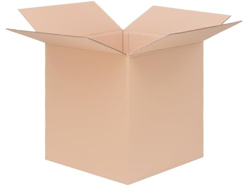 verpacking cartons pliants 500 x 500 x 500 mm KK 121 brun [taille et quantité au choix] cartons double cannelure expédition lot de 10