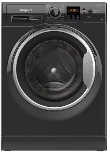 Hotpoint NSWM1046BSUK 10kg 1400rpm Washing Machine - Black