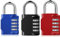 Combination Padlock Heavy Duty Locks - BeskooHome 4-Digit Weatherproof Combination Lock Resettable Combination Padlock Outdoor for Gym, School, Hasp, Outdoor Shed, Storage, Cabinet, Toolbox - 3 Pack
