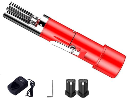 Escalador de pescado eléctrico inalámbrico, potente 700 rpm con cubierta de acero inoxidable, impermeable a 360° para cocinar fácilmente en casa