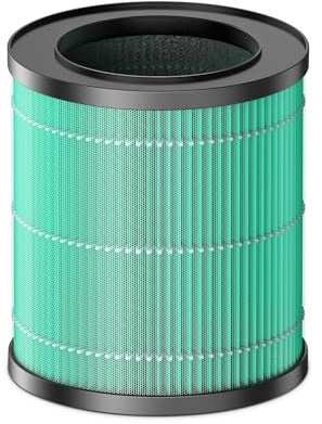 Initio HEPA Replacement Air Purifier Filter for MR2566, 3-in-1 with Activated Carbon for Pet Hair, Odor, Allergies and Smoke Elimination, 1 Pack