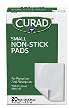 Curad Non-Stick Pads, 2 X 3 Inch(5.1 x 7.6 cm), 20 Count