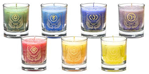Spiru Lot de 7 bougies votives parfumées Archange