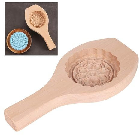 Moules à gâteau de lune, modèle de fleur de moule de cuisson de pâtisserie décorations de cuisson de bricolage(Motif de fleur)