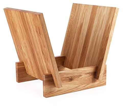 Vinyl Record Storage - Solid Oak Wood With Premium Design - Stores and Displays Up To 40 Albums Of 12 LPs