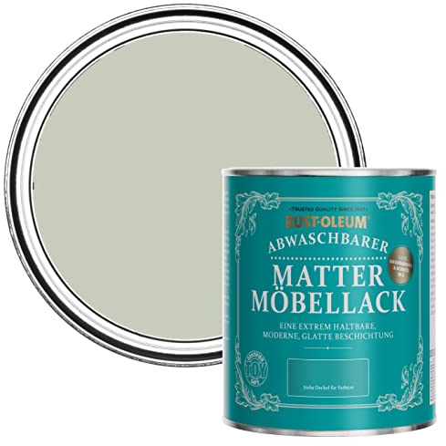 Rust-Oleum light Green Furniture & Skirting Board Paint in Matt Finish - Aloe 750ml
