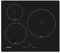 CATA IB 6303 BK Induktionskochfeld Farbe Schwarz 3 Kochzonen 9 einstellbare Leistungsstufen Touch-Steuerung mit Akustiksignal Leistung 7,1kW Breite 59 cm