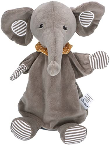 Sterntaler Baby Unisex Handpuppe Handpuppe Elefant Eddy - Spielzeug, Fingerpuppen, Kasperlefiguren - grau