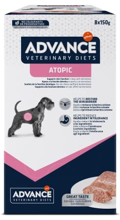 Advance Veterinary Diets Atopic Nourriture Humide pour Chiens: Multipack 8 sachets 150g