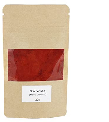 NKlaus 40 g drake blod rökelsepulver botemedel 100 % naturlig rökelse Dracaena cinnabari harts sumatra dragonträd 14351