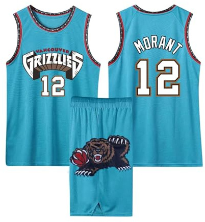 2 Pièces Pop Maillot Basket Enfant/Adulte - Jersey et Short Ensemble, Sans Manches + Pantalon Court - Vert XL