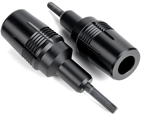 Motorrad Sturzpads für Suzuki GSX S750 GSX S1000 GSXS 750 1000 GSX-S 1000 GT GSX-S1000GT GSR 750 600 400 Zubehör Rahmenschutz Fallschutz Sturzschutz Crashpads Protektoren (Schwarz)