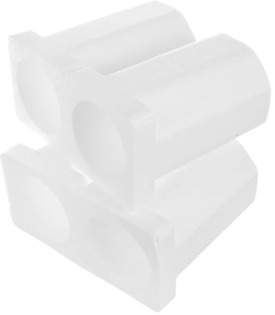 Veemoon Caja de Envío para Vino con Espuma Protectora, Diseño para 2 Botellas de 85 Mm, Material de Plástico Espumado y Cartón Corrugado, Adecuado para Picnics y Fiestas