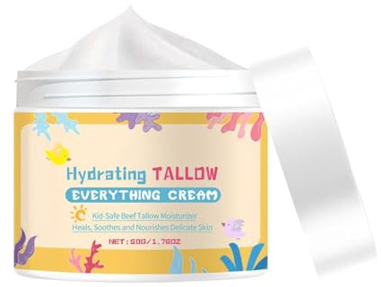 Crema Facial Infantil - Crema Hidratante 50g | Loción Hidratante No Grasa Reparadora y Calmante para Piel Sensible Diaria Cuidado Facial y Corporal Niños y Adultos
