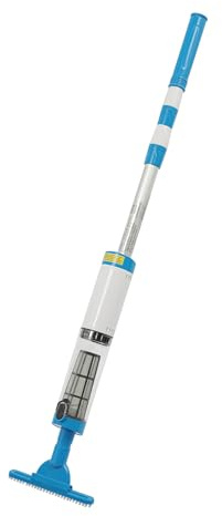 Aspirador de piscina con batería, aspirador de mano para piscina de hidromasaje, dispositivo de mano inalámbrico |120 min de autonomía, longitud ajustable 1,05 – 1,64 m, para piscina de suelo y bajo