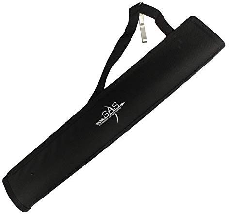 SAS Archery Side Tube Quiver with Belt Clip (Black)