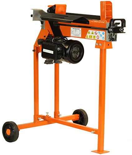 Forest Master FM5T-TC 5-Ton Log Splitter with 9-Second Cycle Time - Perfect for Soft/Green Wood, Small to Medium Wood Burners - Pre-Filled Ready for Use - Includes Stand