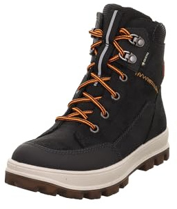 Superfit TEDD Warm gefütterte Gore-Tex, Stivali da Neve, Schwarz/Orange 0000, 35 EU Larga