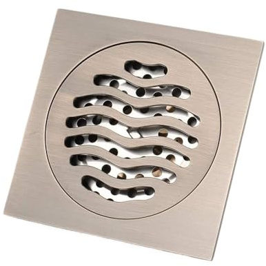 ZRxmNoTh Floor Drain，Shower Floor Drain,Shower Drain，Deodorization Floor Drain with Removable Cover Brass Shower Drain Drainage Guards for Bathroom Toilet Laundry Garden Outdoor Kitchen Bronze