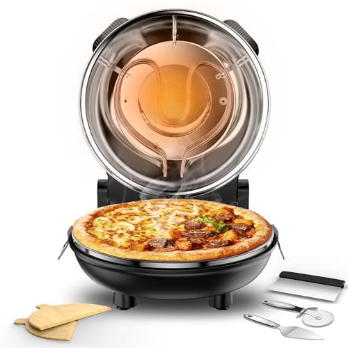 Pizza Oven, 16-Inch Pizza Maker, YAT-FUJ1, Black