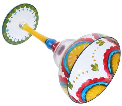 MAGICLULU Calice Da Vino in Per Margarita Dipinto A Mano Decorativo Per Matrimoni Feste Ristoranti E Bar