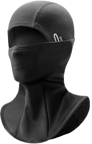 Balaklava vinter, vindtät varm stormmask, skidmask för utomhussporter, cykling, snowboard, skidåkning, motorcykel, ventilerande skidmask för män och kvinnor, svart