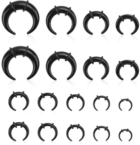 Septum Rings, Horseshoe C-Shape Piercing Nose Ear Tragus Retainer Jewelry